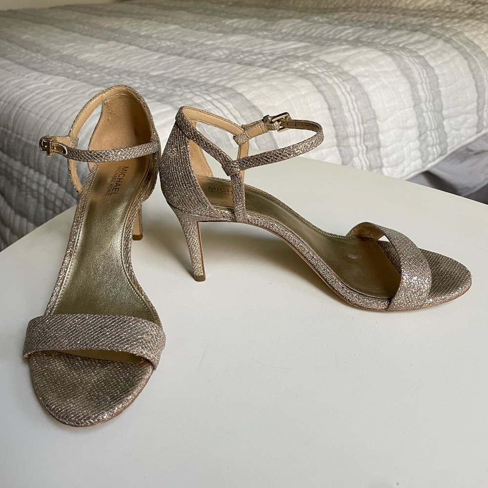 Michael Kors gold sandal